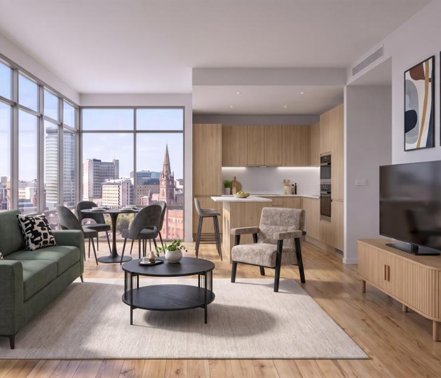Furnished New Building Apartment
